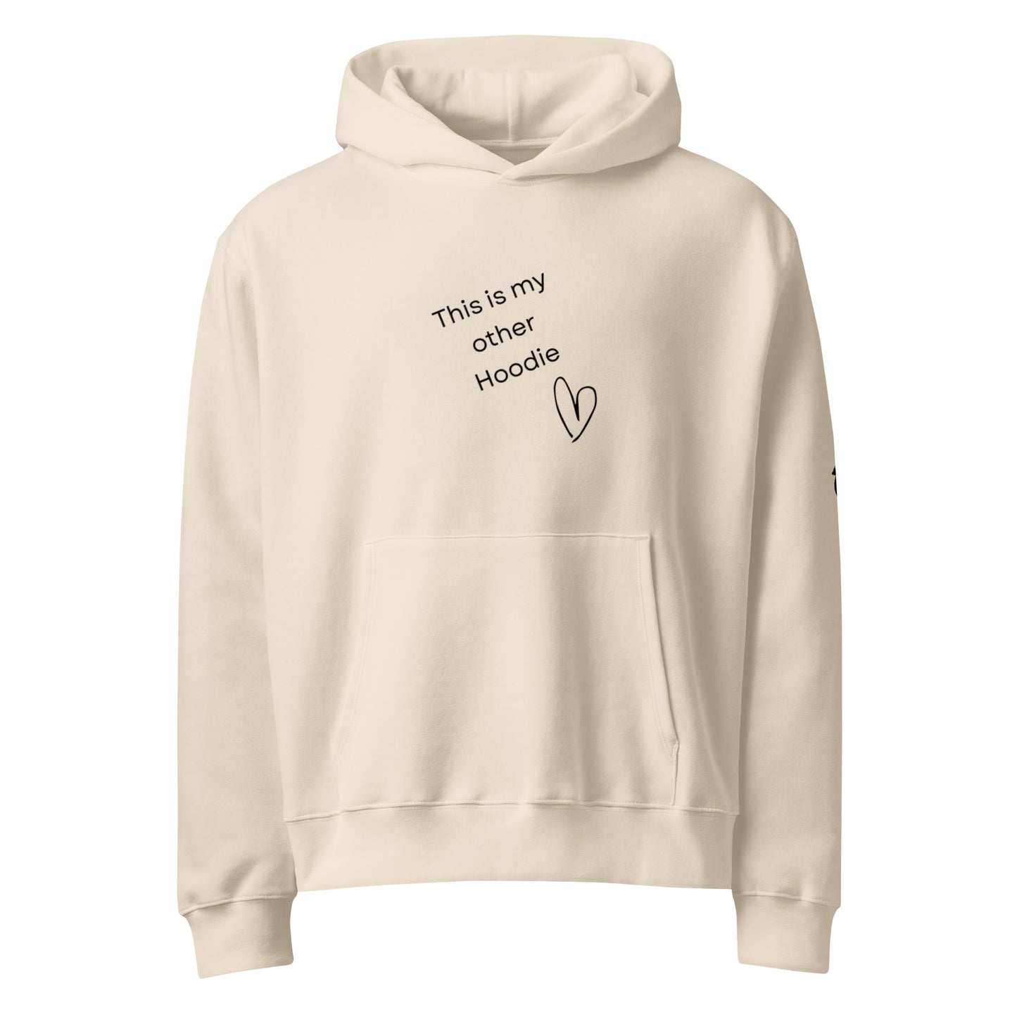 Oversized heavyweight hoodie