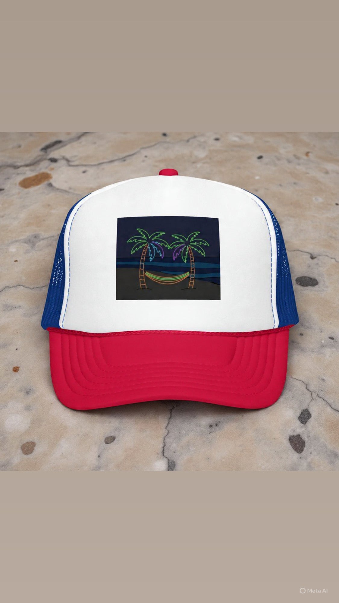Neon PALMZ Foam Tucker Hat SnapBack