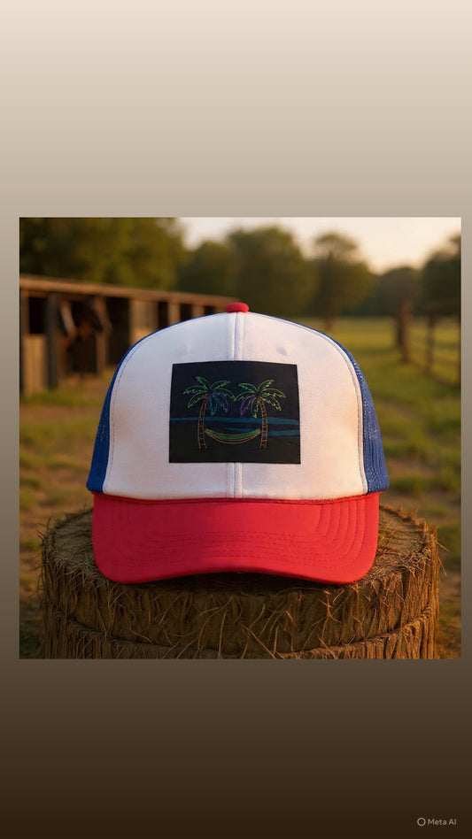 Neon PALMZ Foam Tucker Hat SnapBack