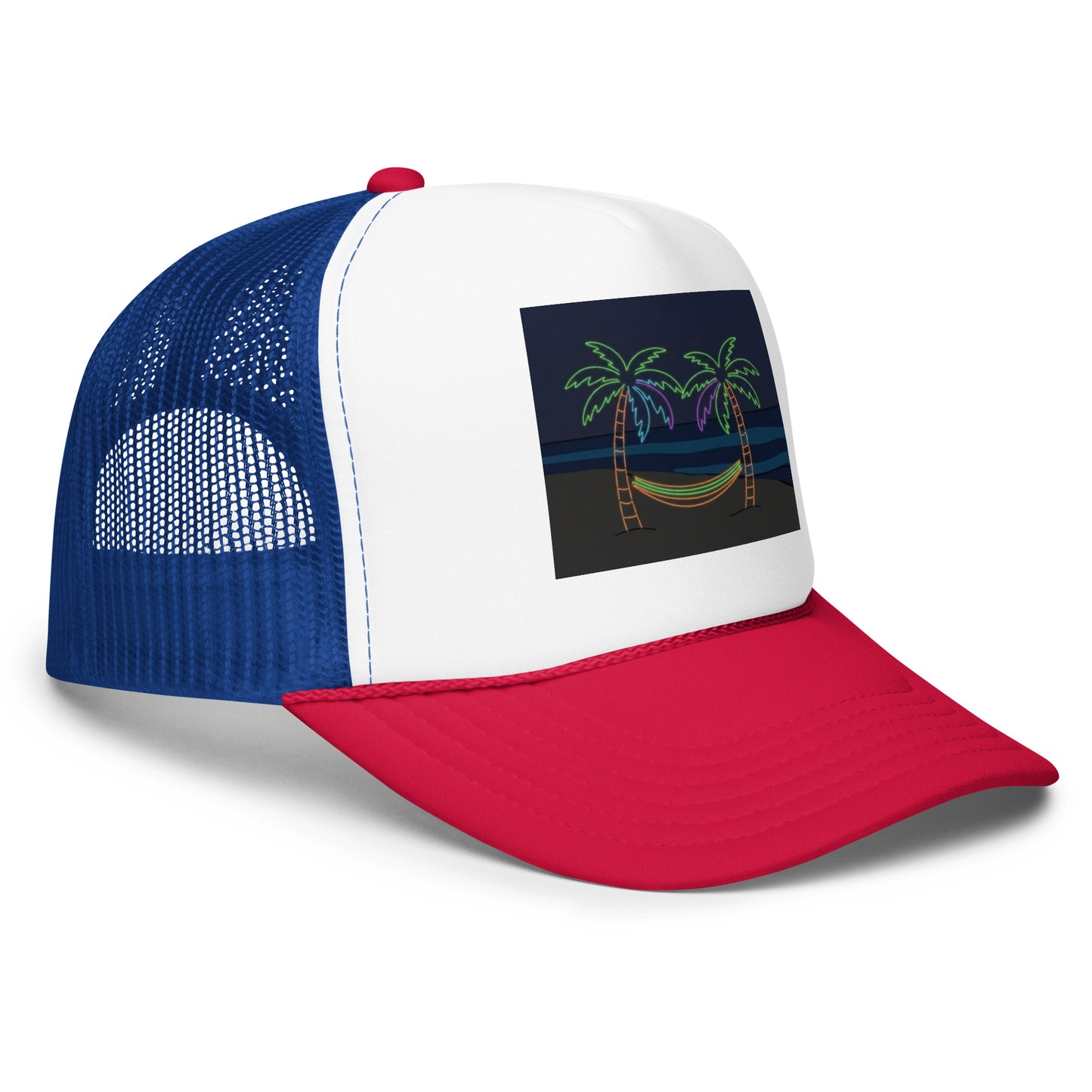 Neon PALMZ Foam Tucker Hat SnapBack